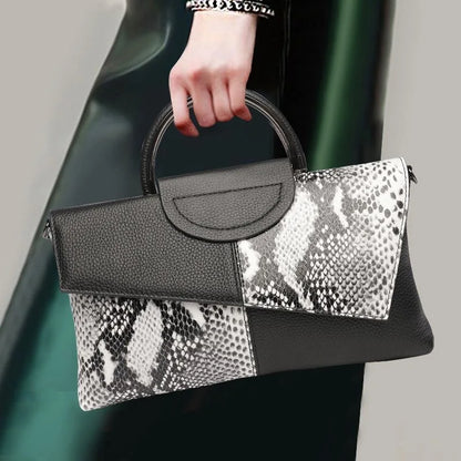 Soft PU Leather Flap Handbag