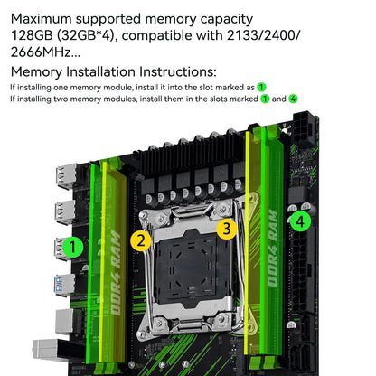 MACHINIST X99 PR9 LGA 2011-3 DDR4 Motherboard