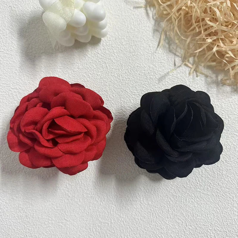 Rose Flower Hair Clip for Women