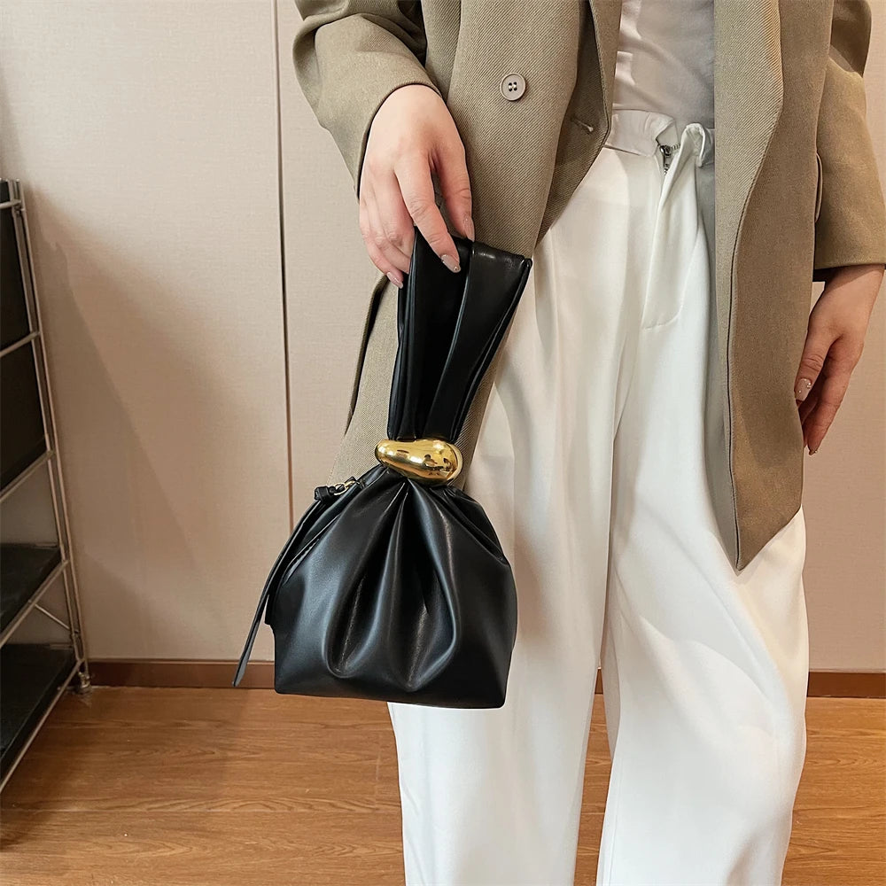 Elegant PU Leather Evening Clutch Bag