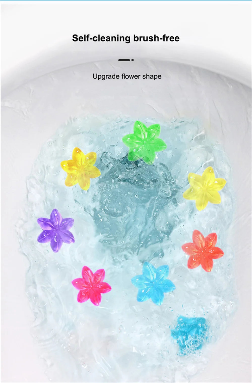 Flower Toilet Cleaning Gel