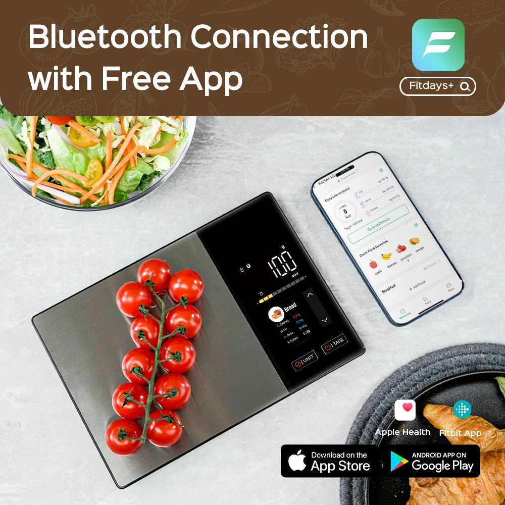 Smart Bluetooth Kitchen Nutrition Scale