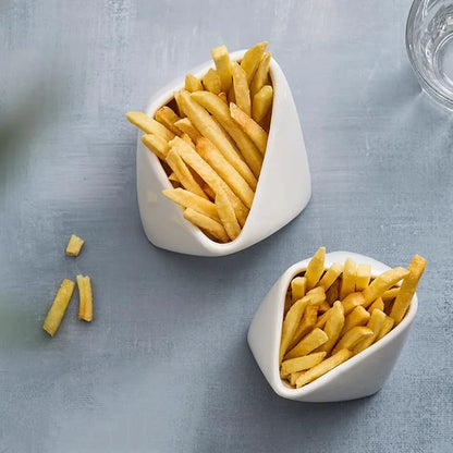 Creative Irregular Ceramic Snack & French Fries Bowl