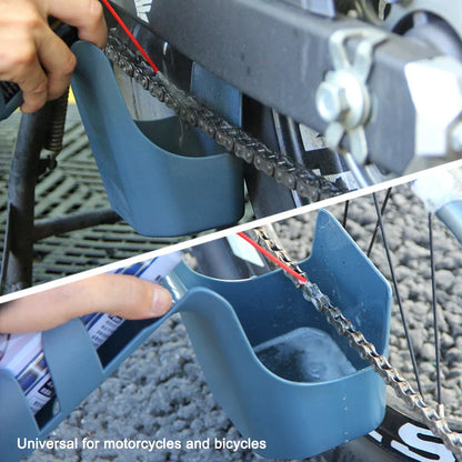 4-in-1 Bike Chain Cleaning Oil Storage Tool