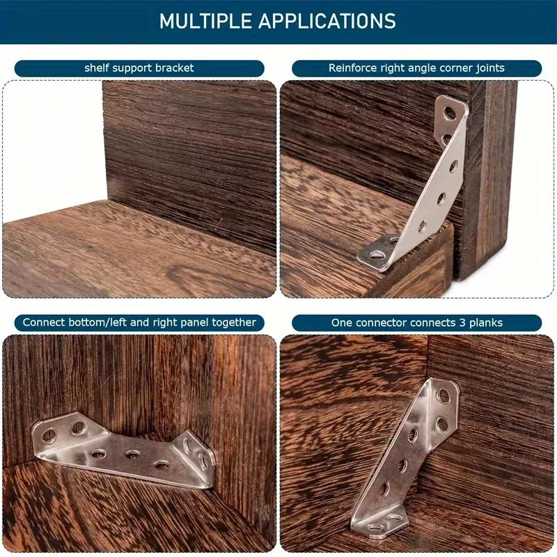 Stainless Steel 90° Corner Brackets