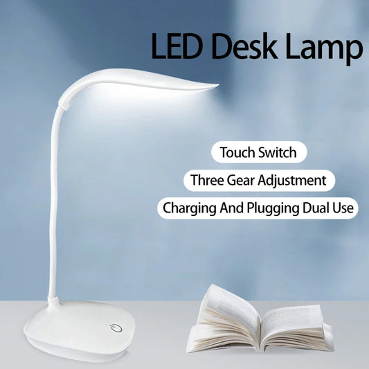 Title LED Reading Desk Lamp with Touch Dimming