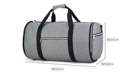 Portable Luxury Suit Storage Bag 2 in 1