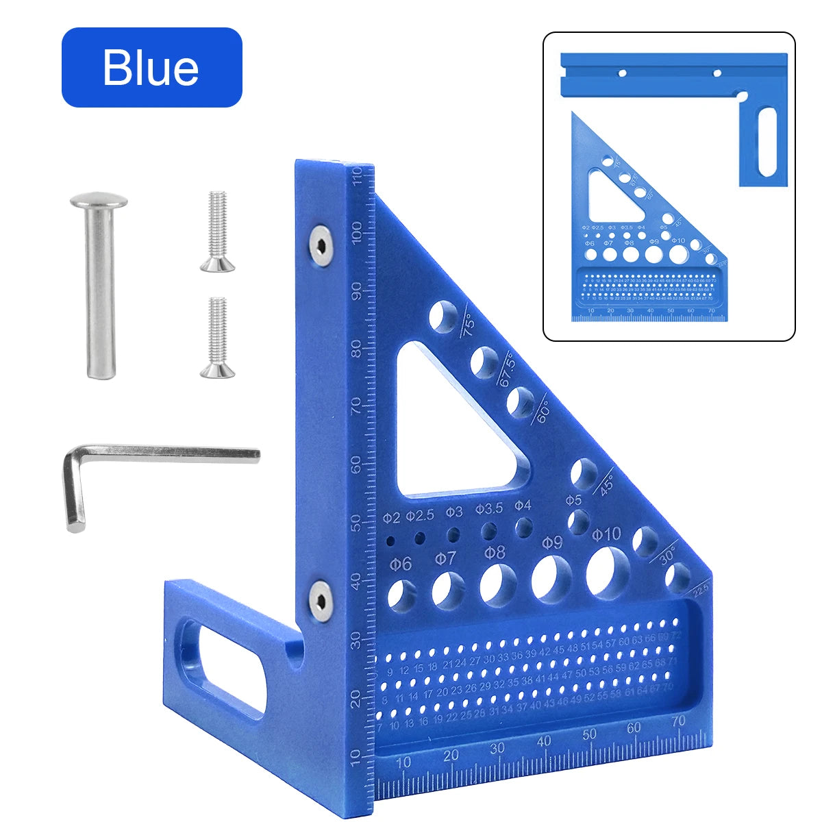 ABS Multifunctional Woodworking Angle Ruler