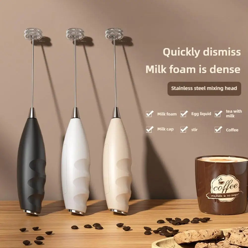 Wireless Handheld Electric Milk Frother & Mini Whisk
