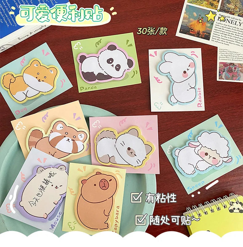 Cute Animal Sticky Notes