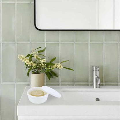 Round Travel Soap Box with Lid