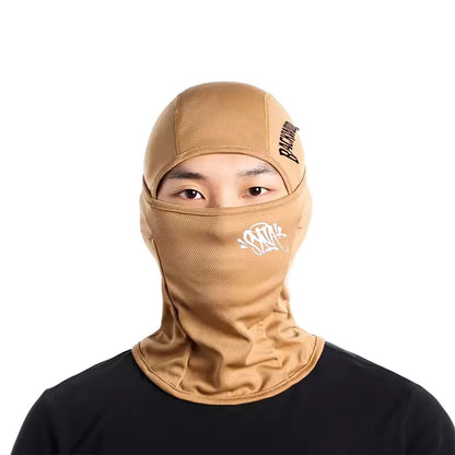 Graffiti Logo Warm Balaclava Hat