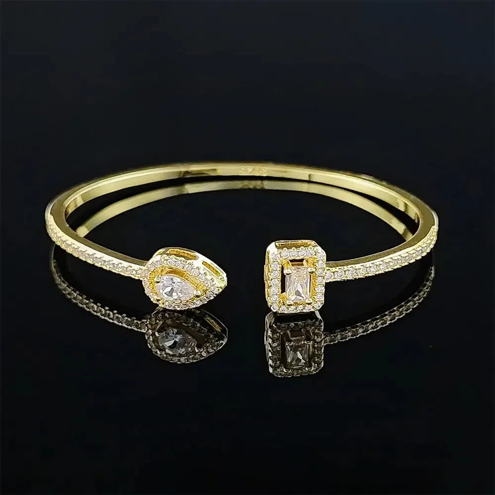 Adjustable Snake-Inspired Cuff Bracelet