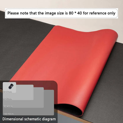 Large PU Leather Desk Mat & Mouse Pad