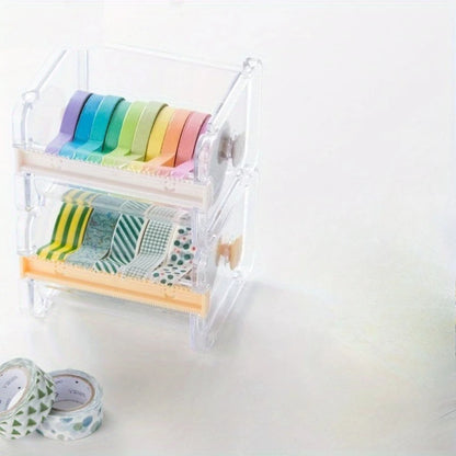 Transparent Washi Tape Cutter & Dispenser