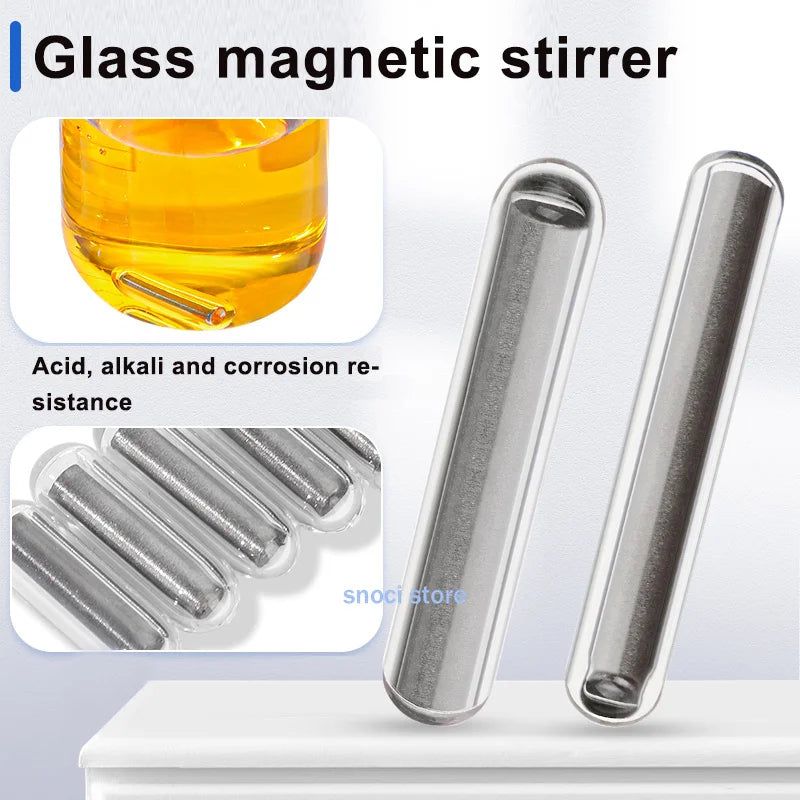 Glass Magnetic Stirrer Bar