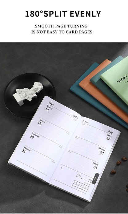 A6 Morandi Daily Planner & Weekly Organizer Notebook