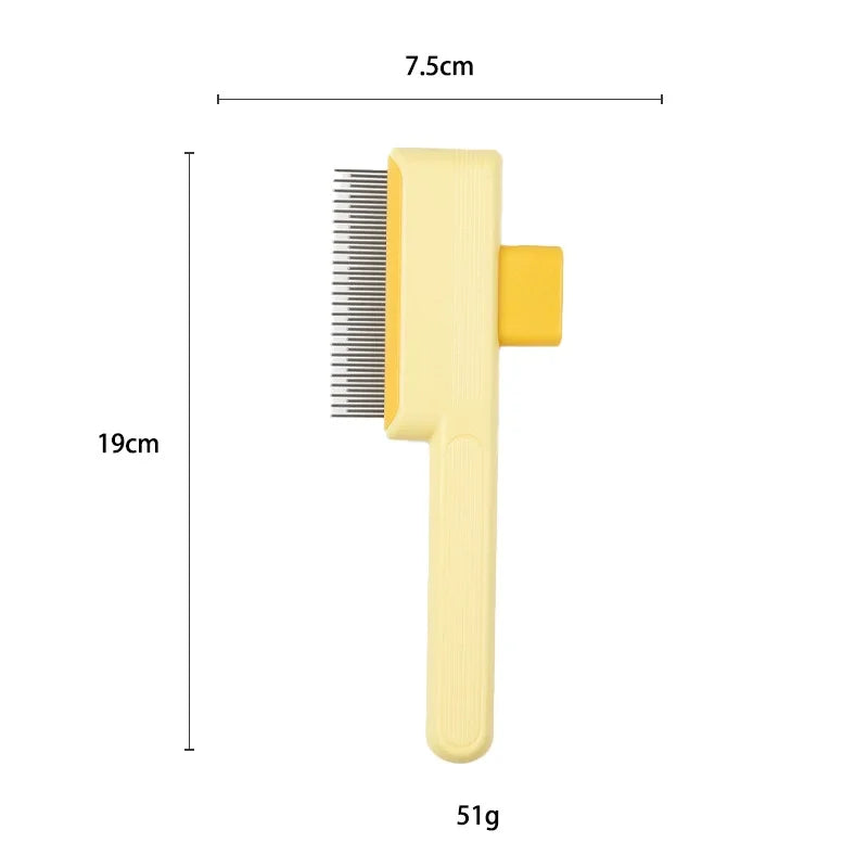 Self-Cleaning Pet Shedding Comb