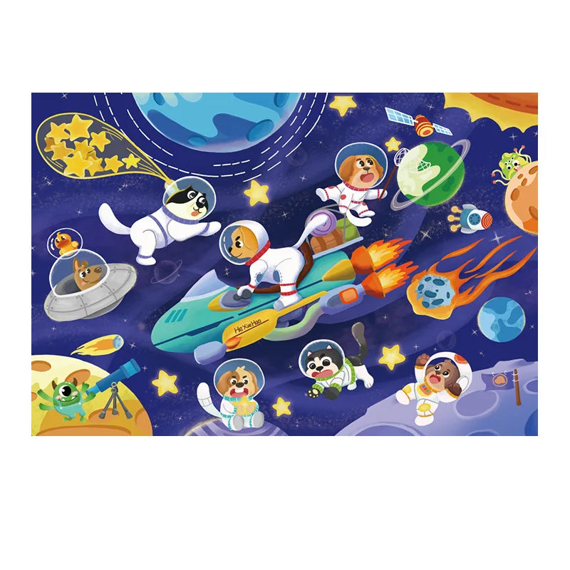 36pcs Carrying Jigsaw Puzzle