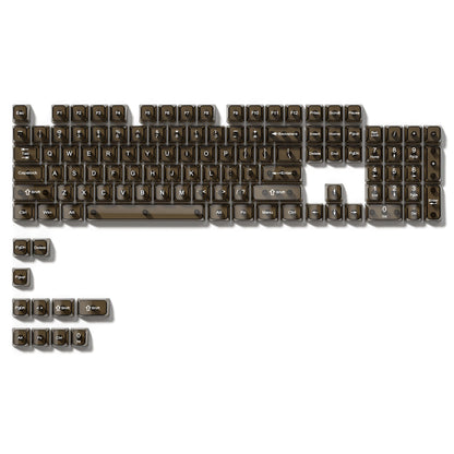 Creamy White Transparent RGB Keycap Set
