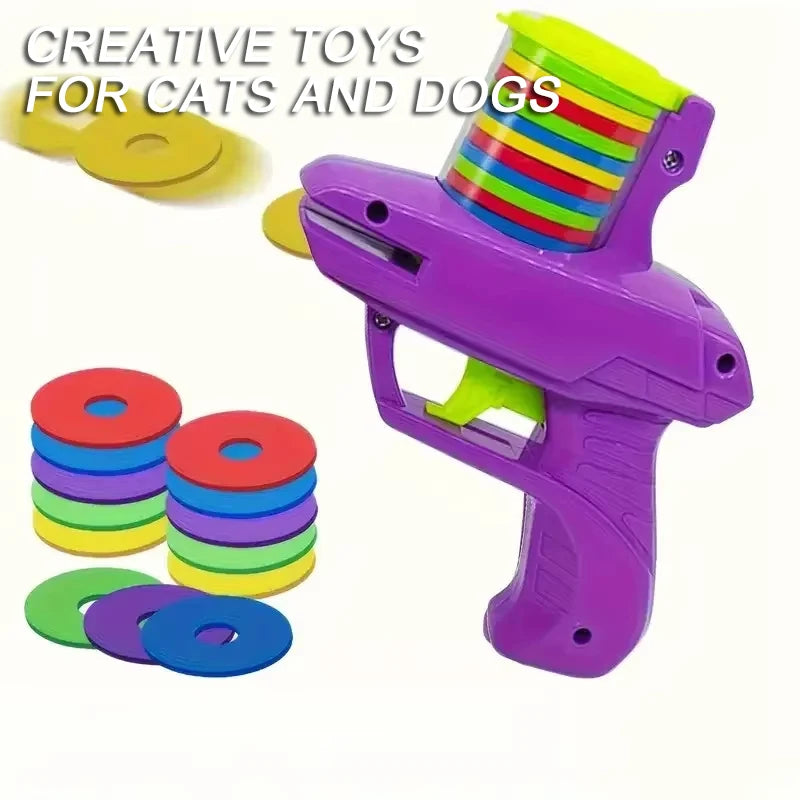 Interactive Foam Disc Launcher Toy