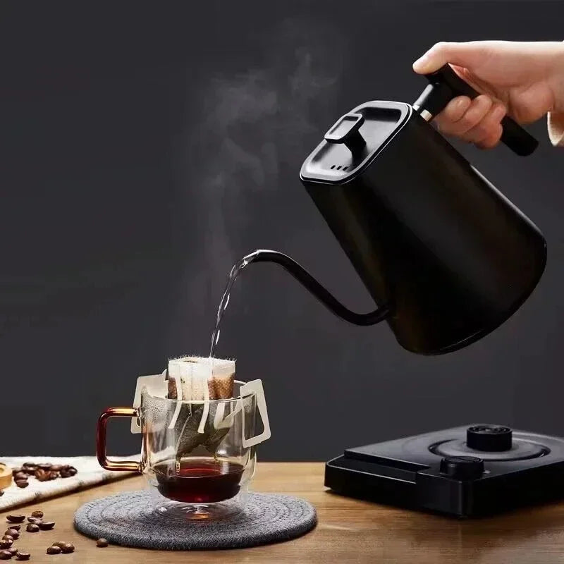 Stainless Steel Variable Temperature Gooseneck Coffee & Tea Kettle