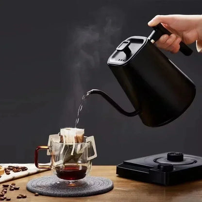 Stainless Steel Variable Temperature Gooseneck Coffee & Tea Kettle