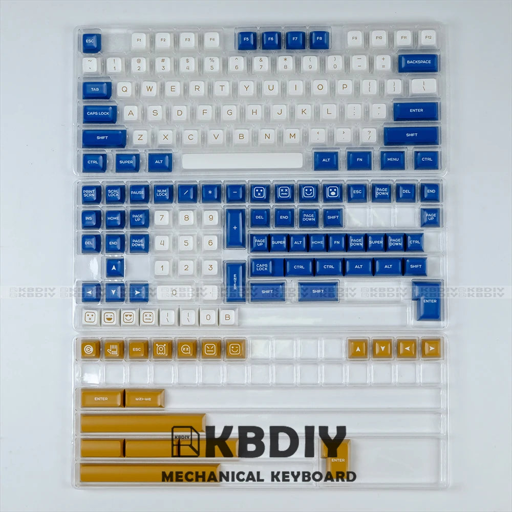 160-Key Double-Shot PBT SA Profile Keycaps for MX Mechanical Keyboards