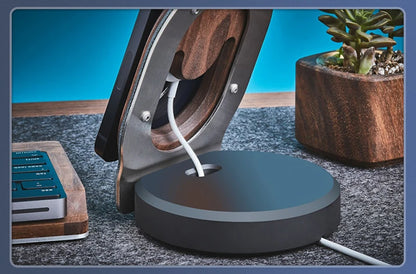 Wooden Magnetic Charging Stand for Smartphones