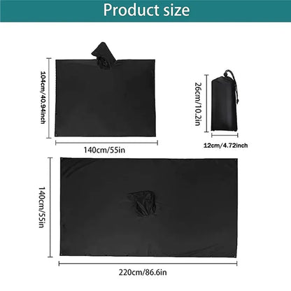 3-in-1 Tactical Rain Poncho