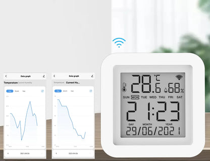 Smart WiFi Temperature & Humidity Monitor