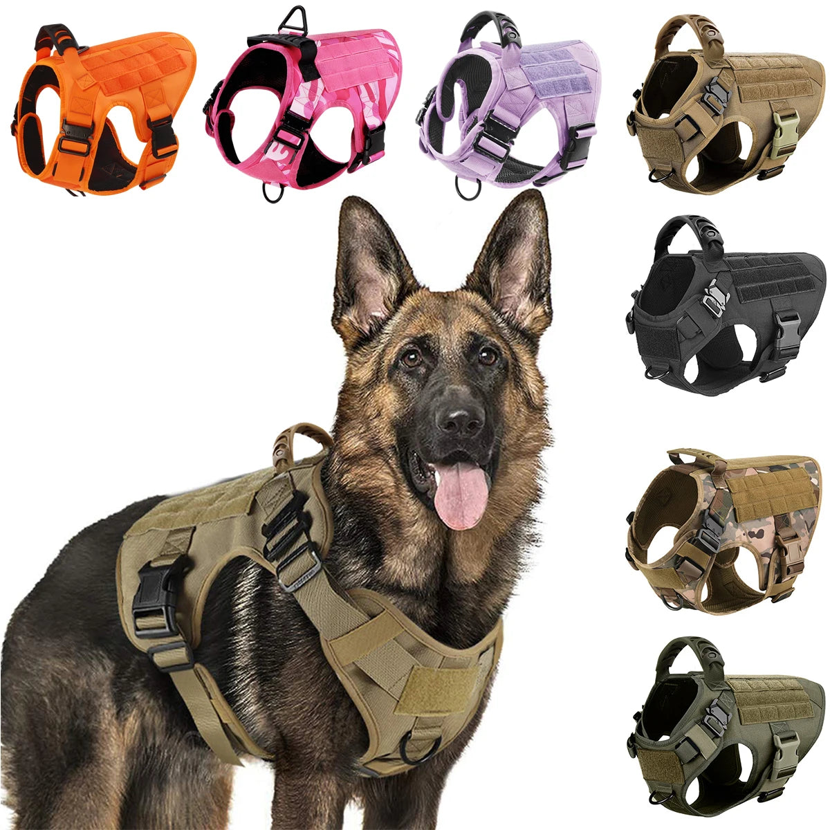 Tactical Dog Training Harness