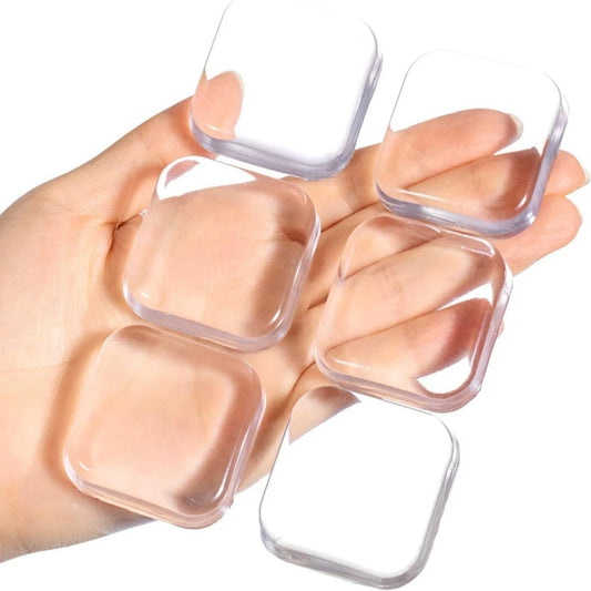 Transparent Self-Adhesive Silicone Door Wall Protector Pads