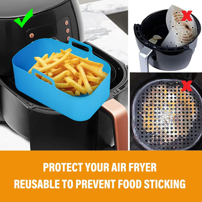 2Pcs Air Fryer Silicone Tray