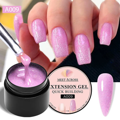 MEET ACROSS 8ML Aurora Extension Gel Polish