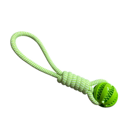 Rope Treat Ball Dog Toy