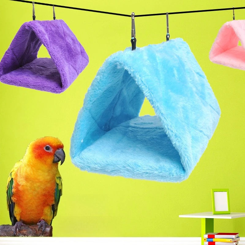 Plush Hanging Bird Tent Bed