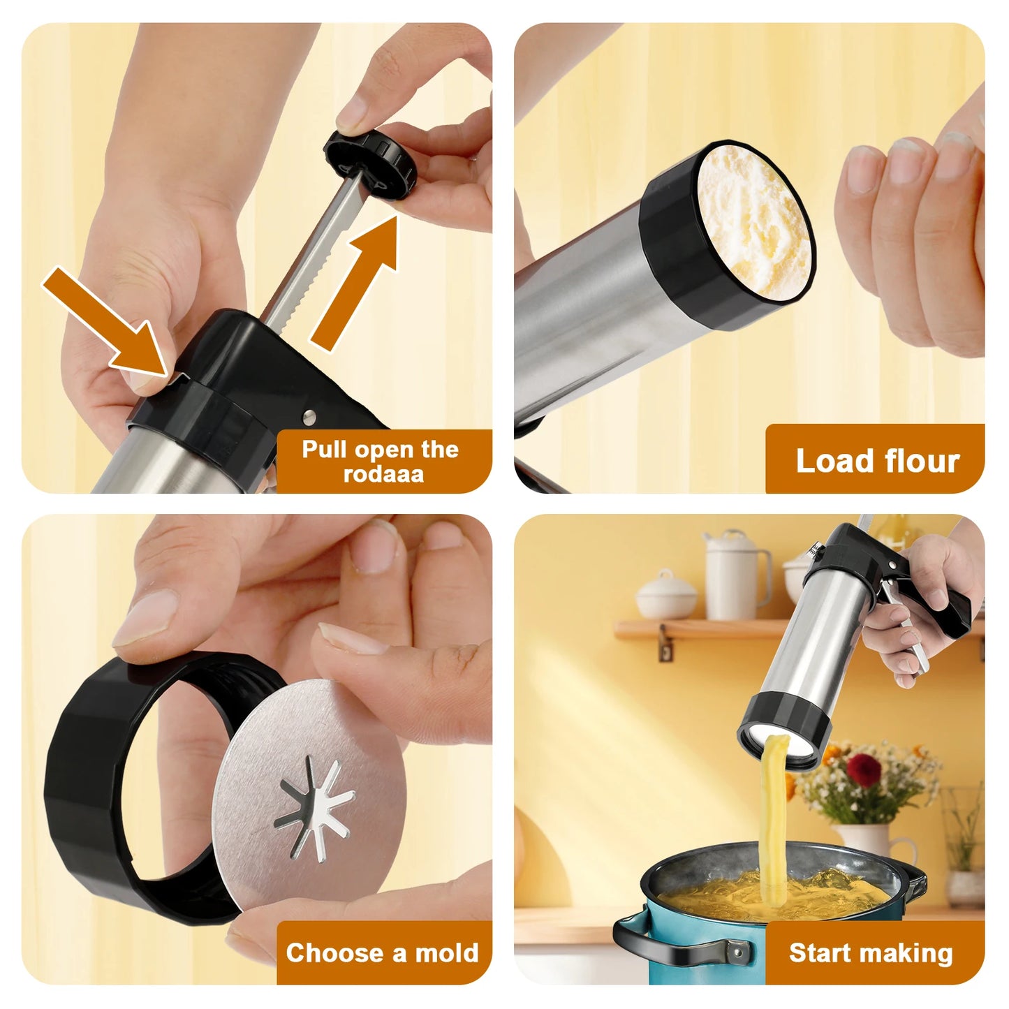 Stainless Steel Churro Press