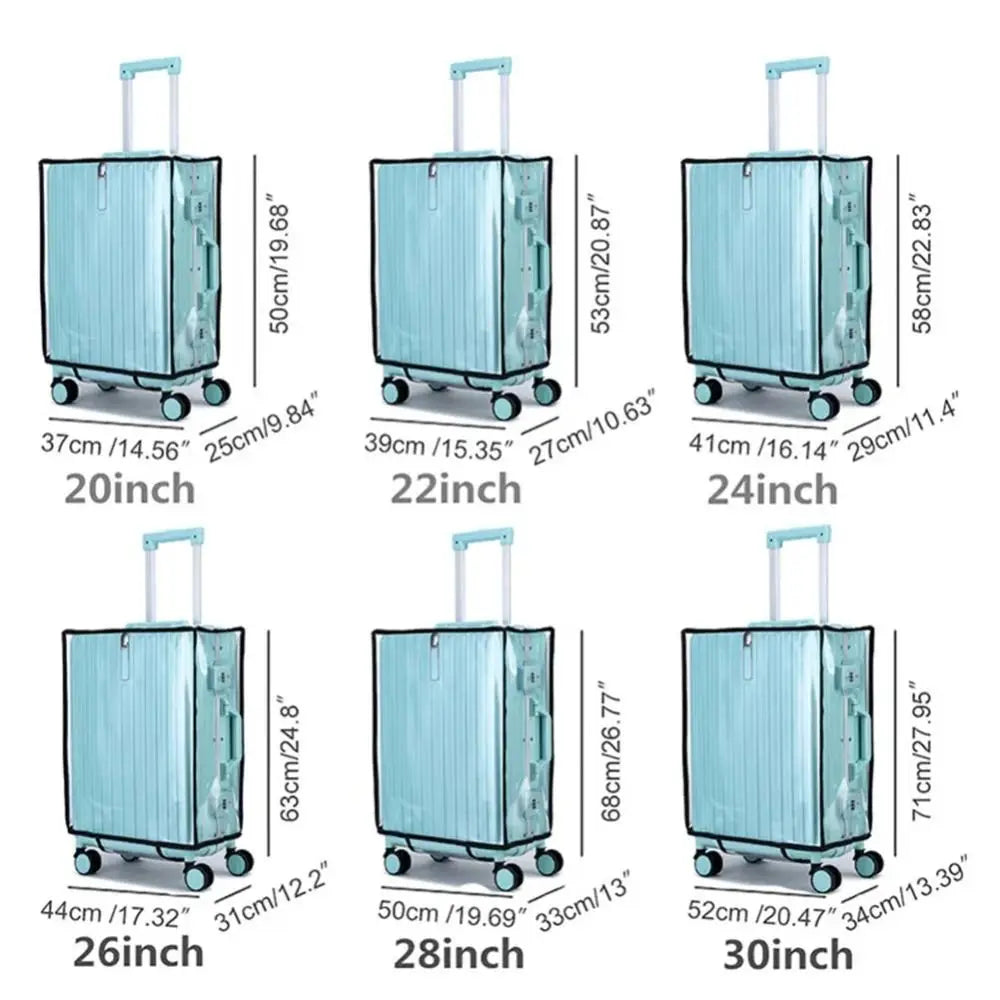 PVC Transparent Luggage Protector Cover