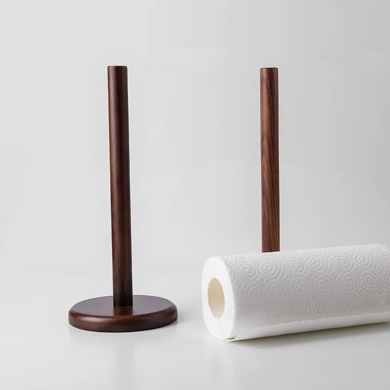 Solid Wood Paper Towel Holder