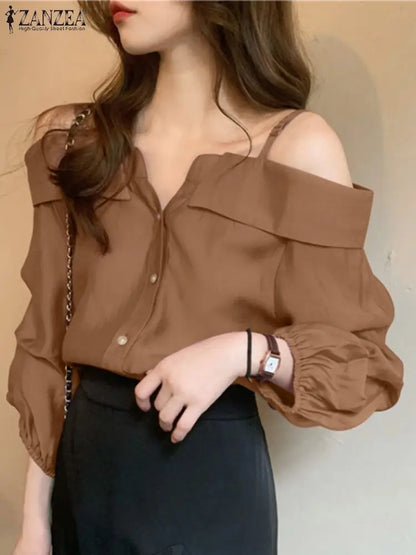 Zanzea Sexy Off Shoulder Blouse