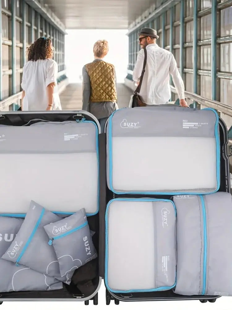 Mesh Luggage Organizer Bags for Suitcases and Travel Storage