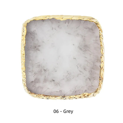 Natural Resin Stone Nail Art Display Palette
