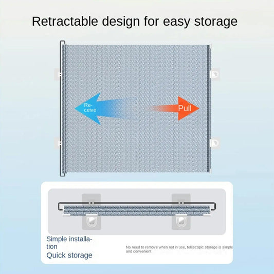 Retractable No-Drill Pet Safety Gate