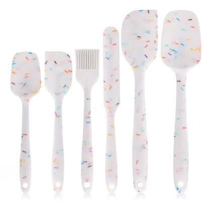 Heat-Resistant Silicone Kitchen Scraper Set