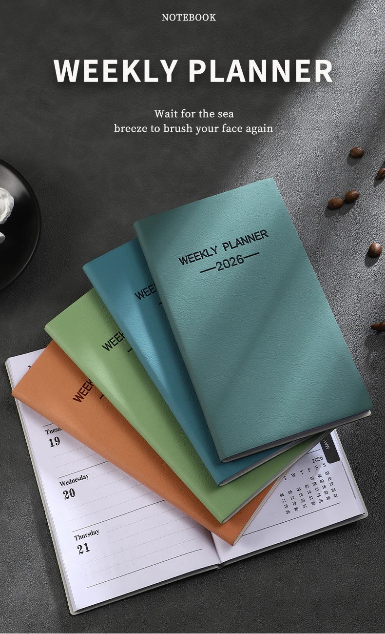 A6 Morandi Daily Planner & Weekly Organizer Notebook