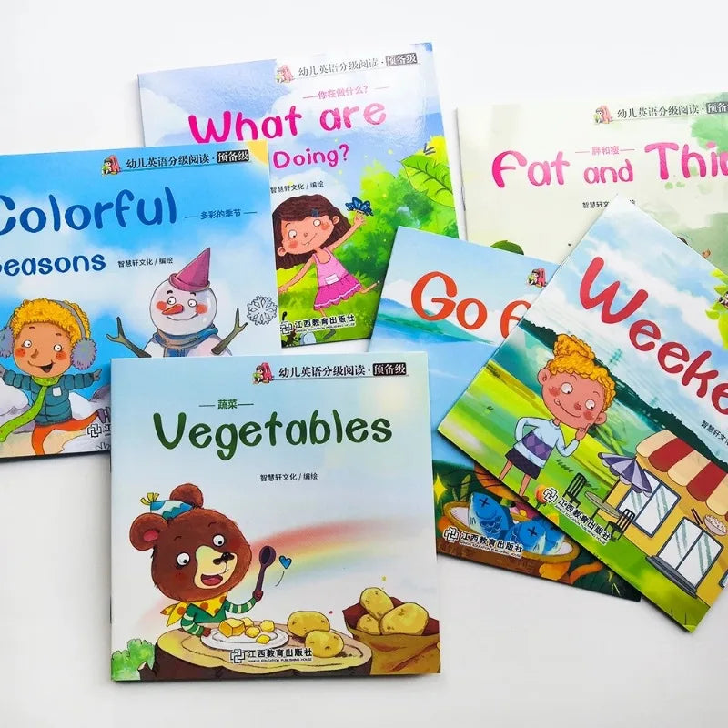 40/60 Books Set English Learning Picture Books for Kids