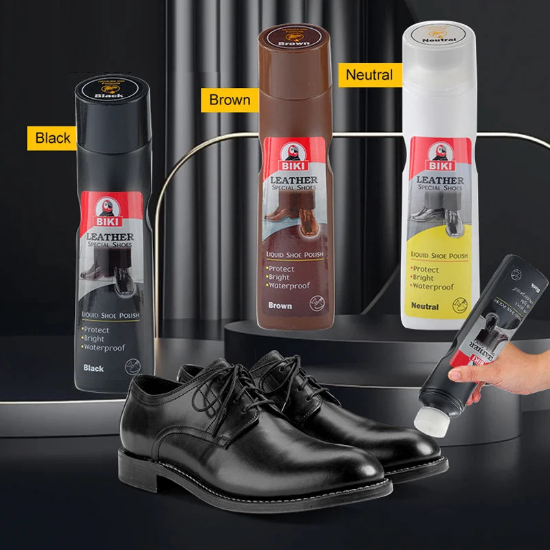 Leather Shoe Care Cleaning Liquid Polish