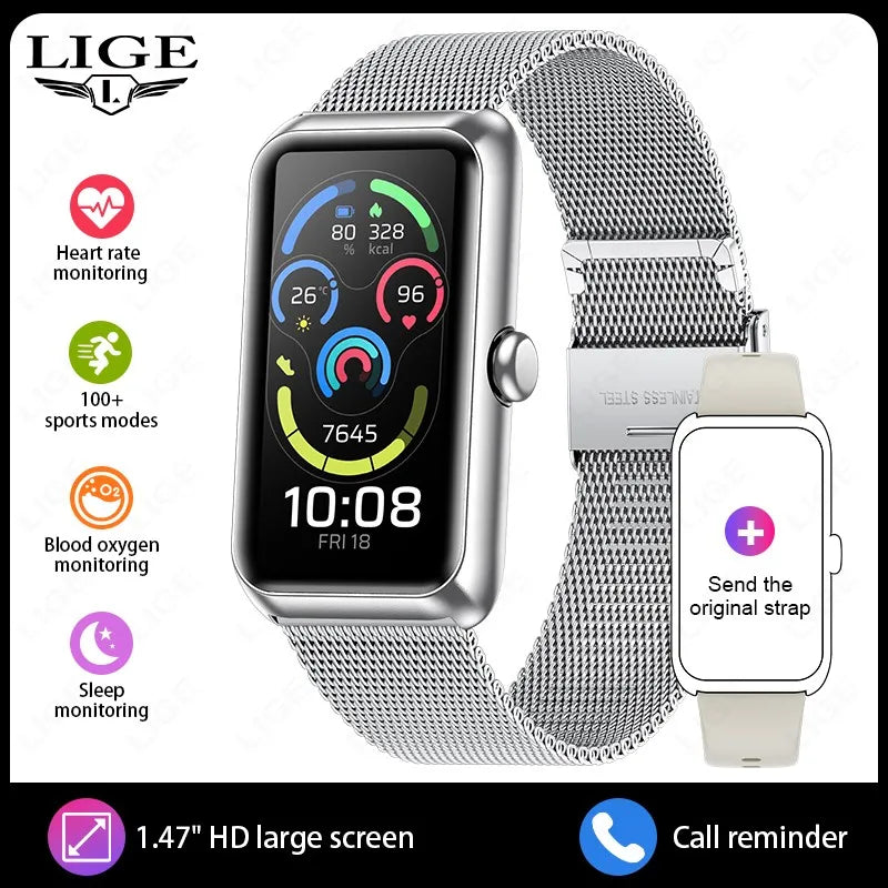 Bluetooth Health & Sports Smartwatch with Custom Dial
