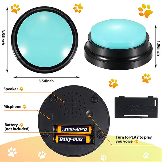 Recordable Pet Training Buttons